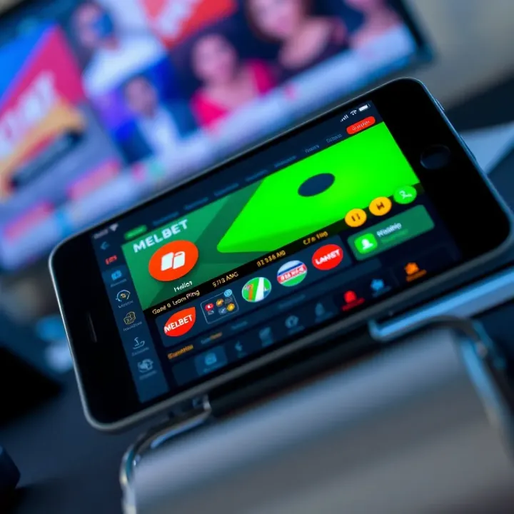 Various devices showing compatibility of Melbet Mobile Lite app including smartphones and tablets