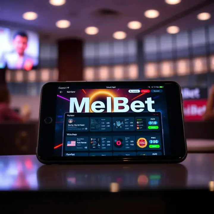 Melbet Plinko game board showing a ball navigating through pegs towards prize slots