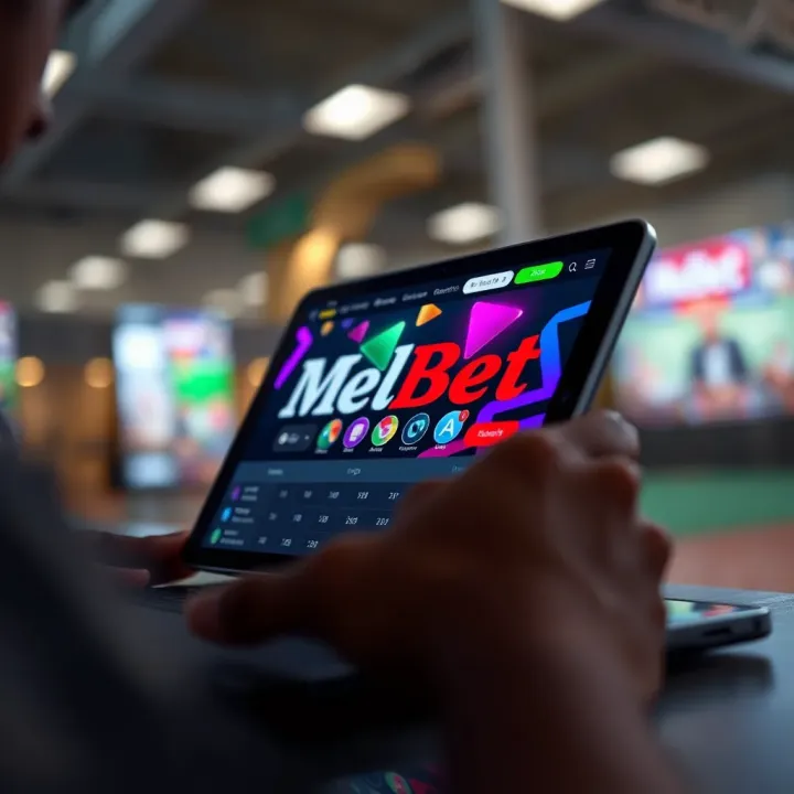 Mobile phone screen displaying Melbet promo codes and Nigerian flag background
