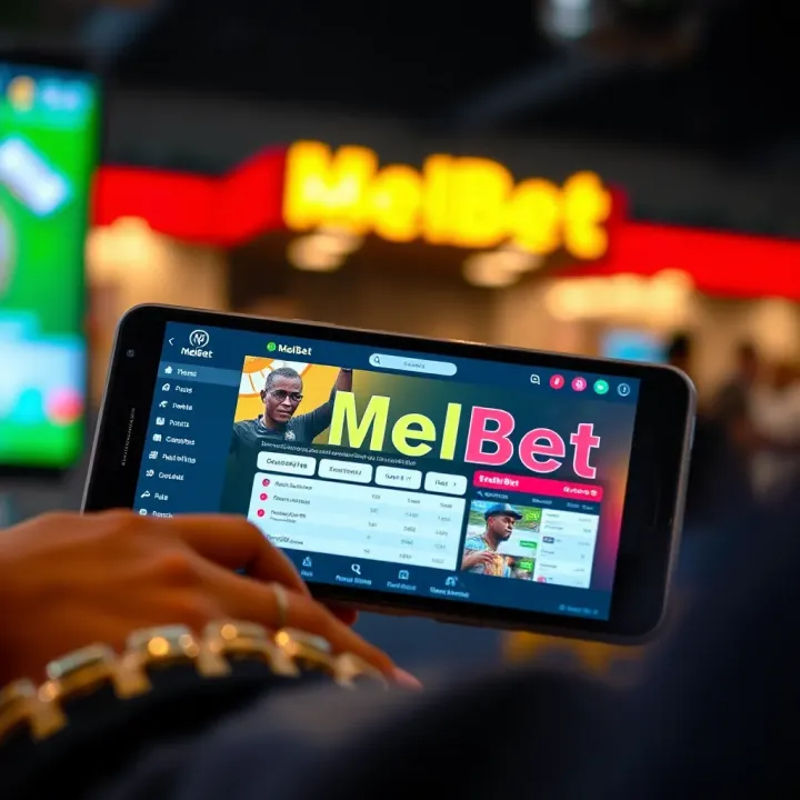 Illustration of a secure Melbet registration page with Nigerian flag icon