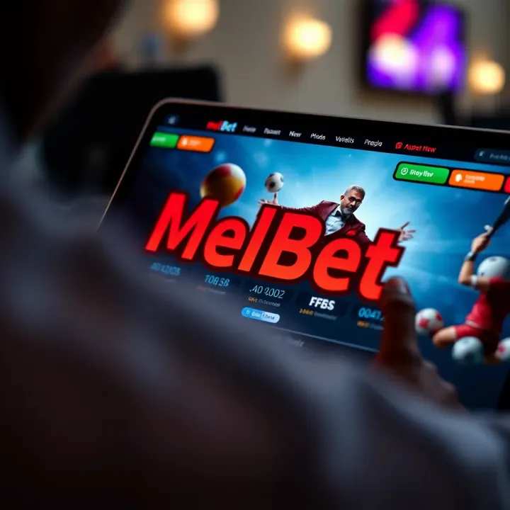 Secure login with two-factor authentication on Melbet platform on a laptop