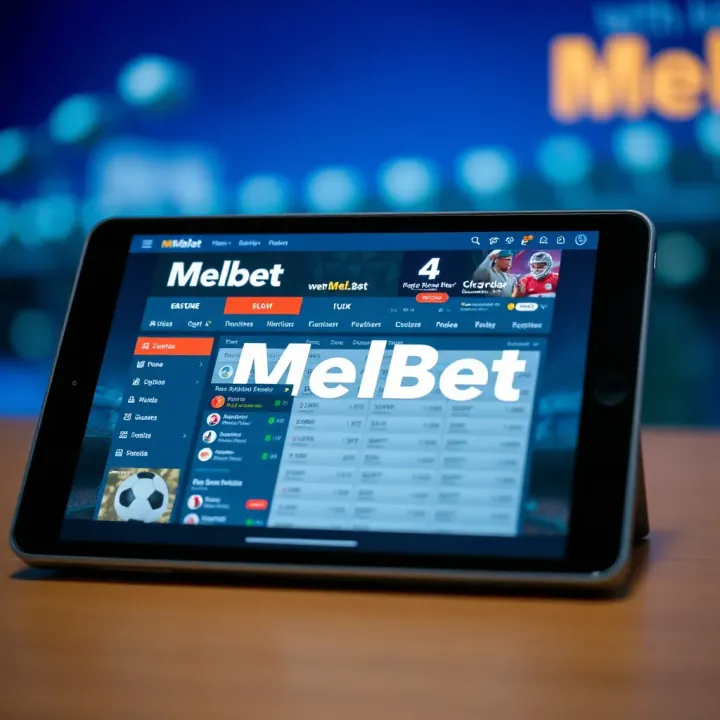 Mobile phone displaying the Melbet lite platform interface with sports betting options